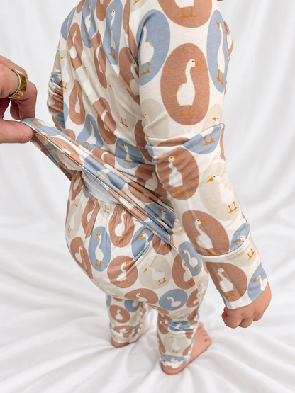 Little Goose Zip Romper