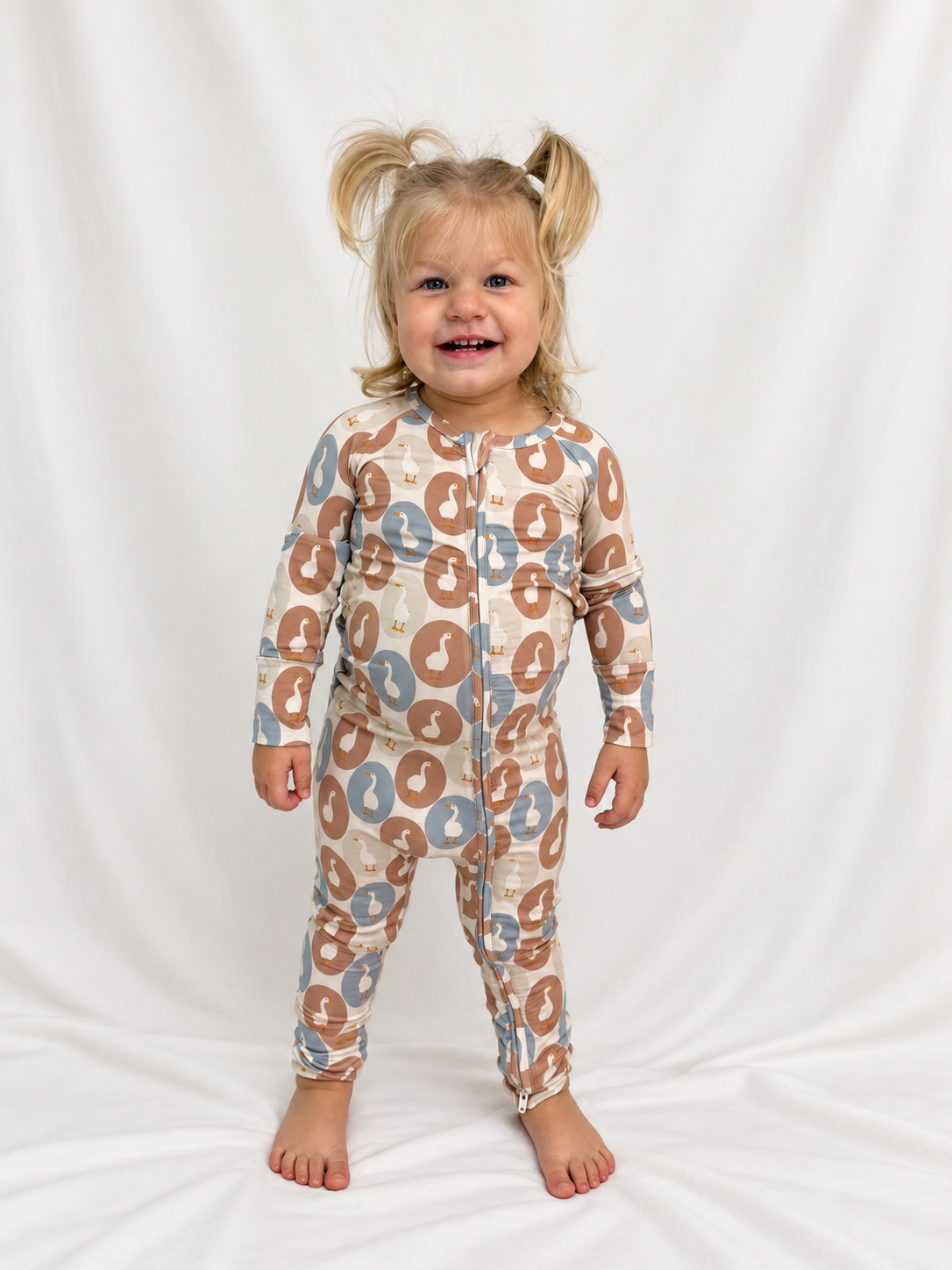 Little Goose Zip Romper