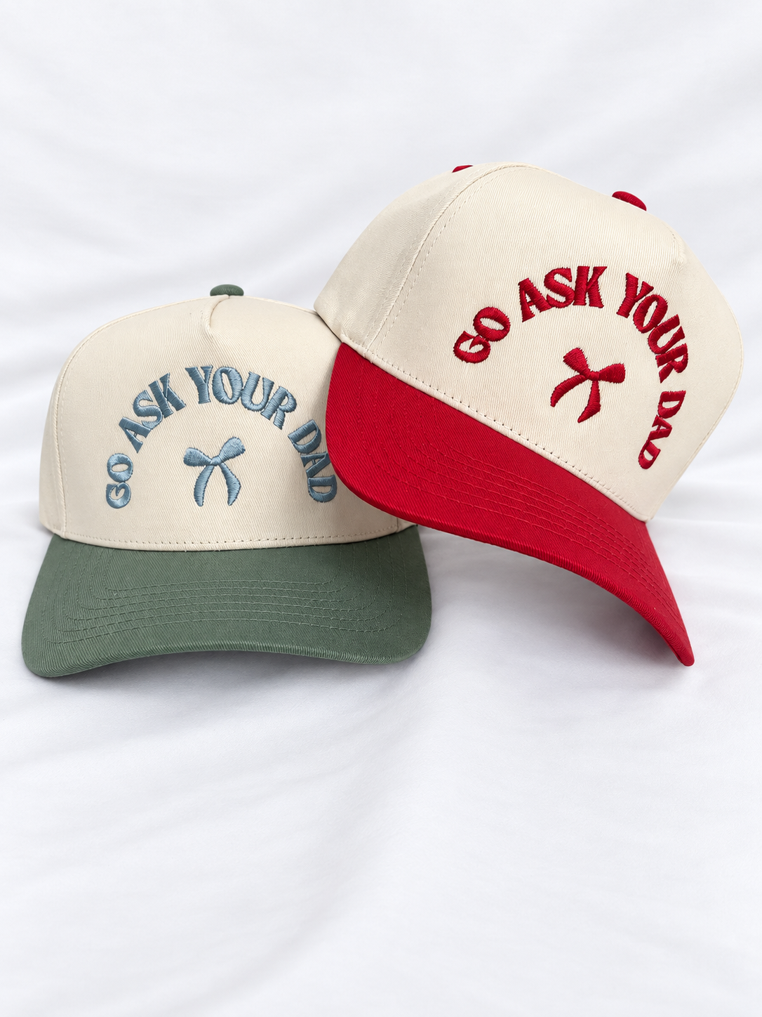 Go Ask Your Dad Bow Cap